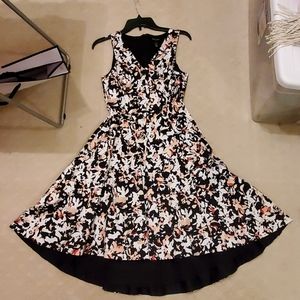 White House Black Market Flare Dress